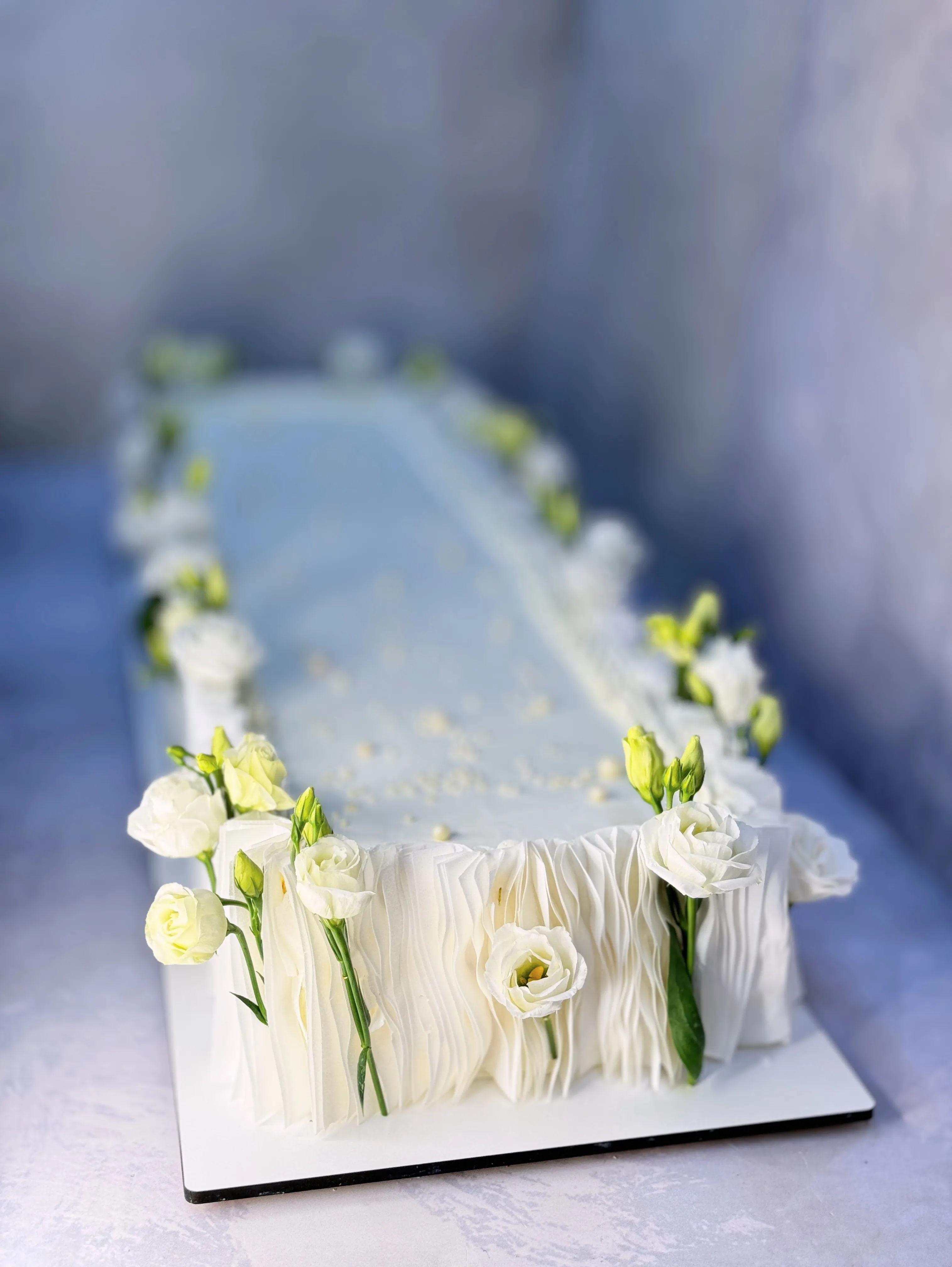 Торт с цветами